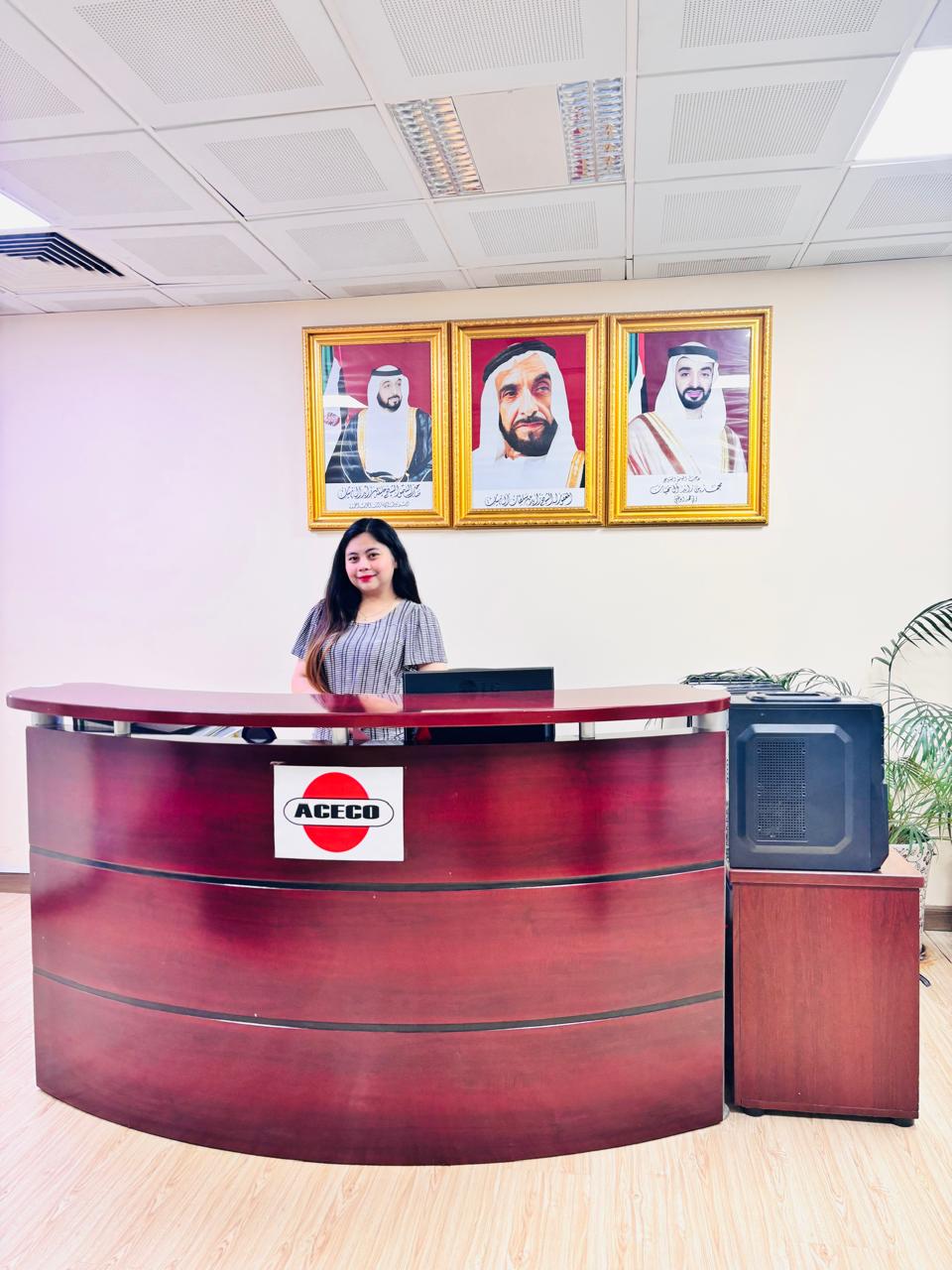 ACECO Abu Dhabi office reception