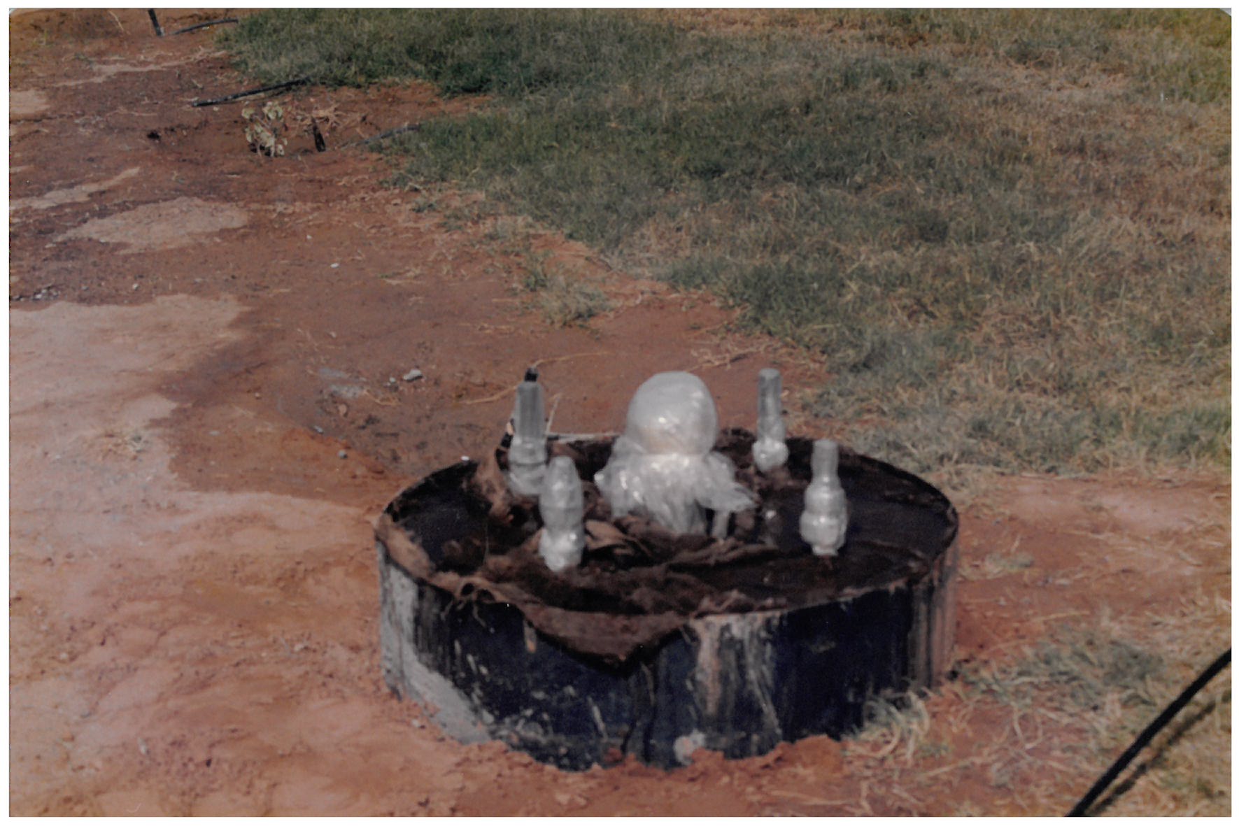 Electrical junction box for Jebel Hafeet lighting, 1991