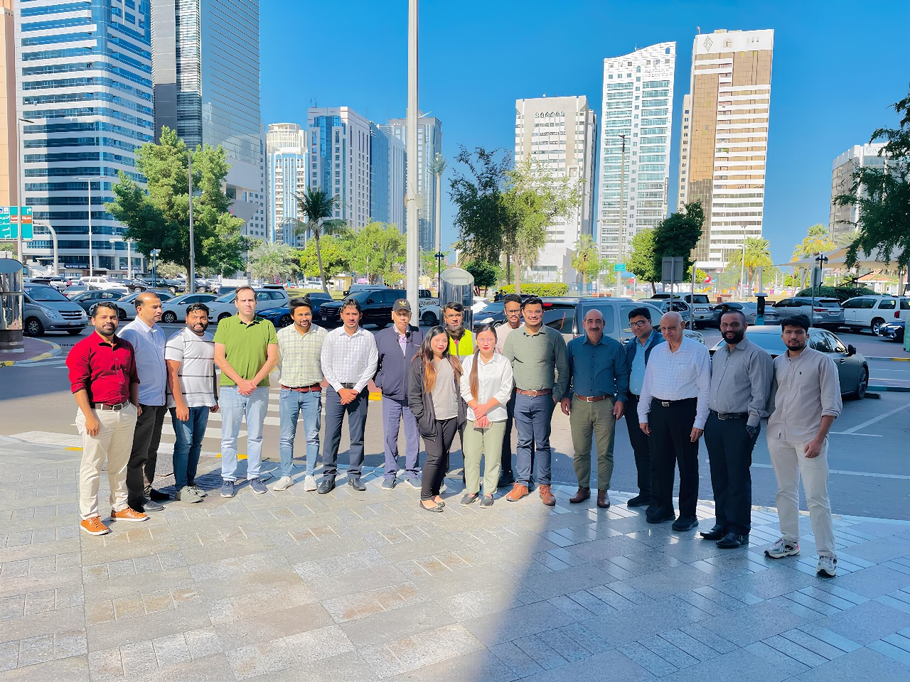 Aceco team in Abu Dhabi